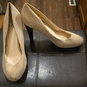 Cato Cream and Black Heels